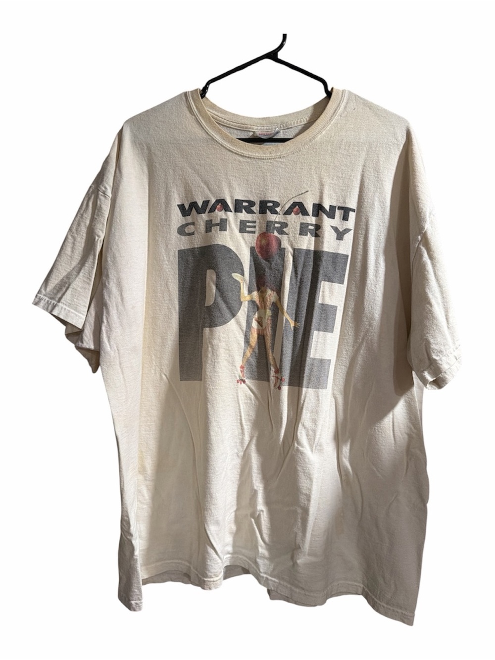 Hanes Vintage Warrant "Cherry Pie" Band T-Shirt Y2K
